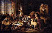 Isaac Amburg and his Animals